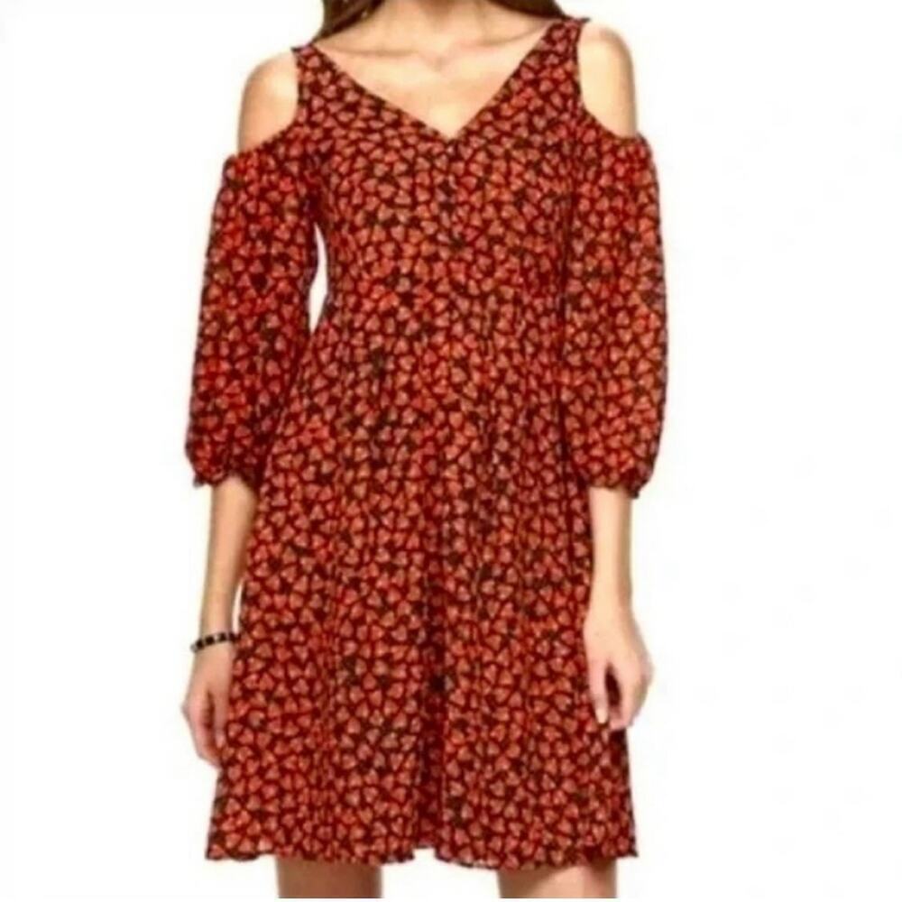Disney Dress Womens Size XS Alice Through The Looking Glass Black Red Hearts